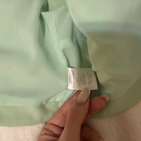 Song of Style Cropped Button-Up Top - Green Tea - Picture 4 of 4